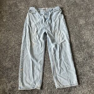 Levis Jeans Men 36x32 Blue Light Wash 560 Loose Fit Y2K Tapered Leg Vintage‎
